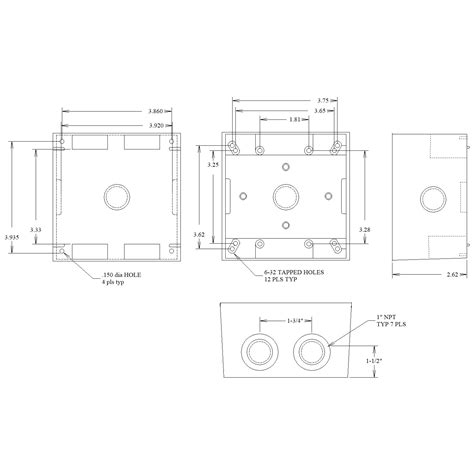 110v plastic double electrical box cutout dimensions|receptacle box sizes.